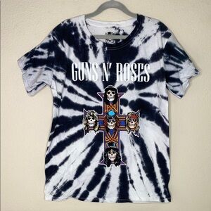 Guns N Roses Graphic Tie-Dye Tee Shirt NWOT